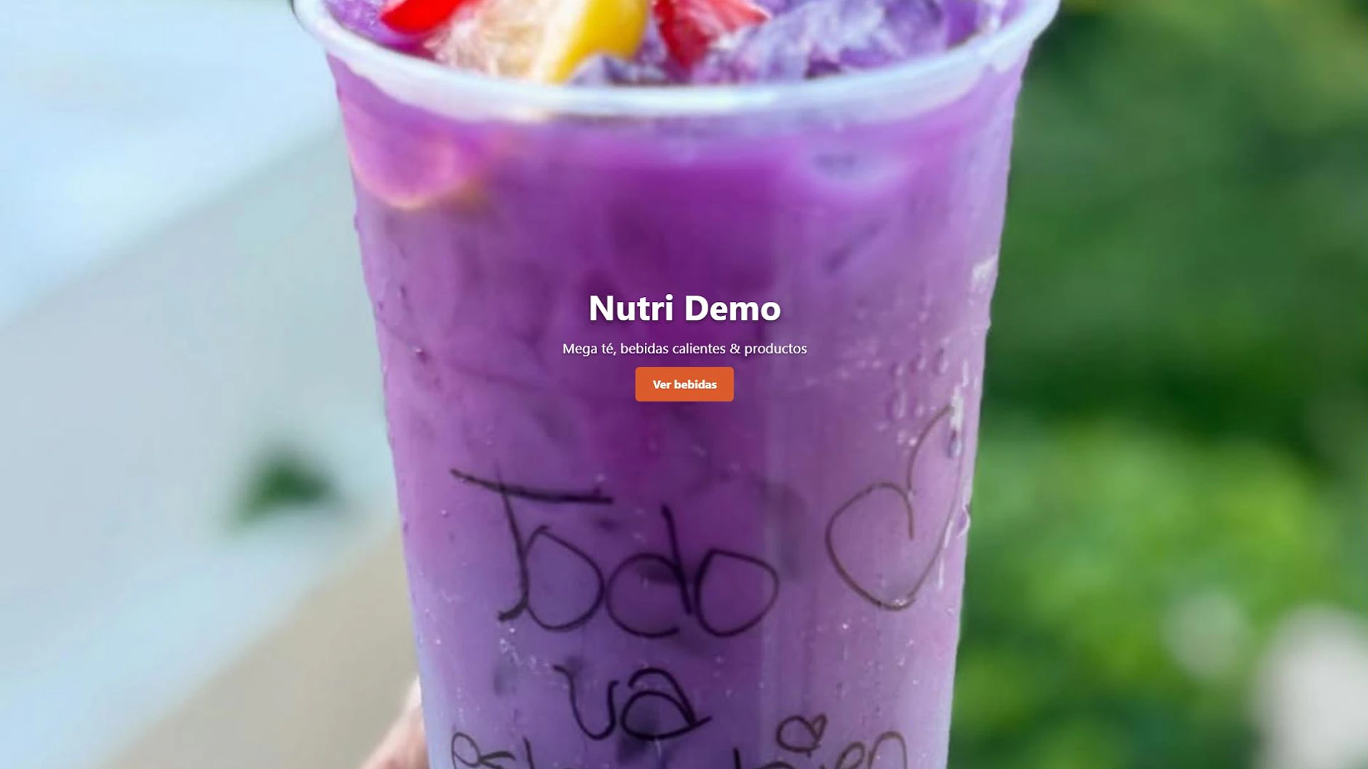 Vista de Nutri Demo